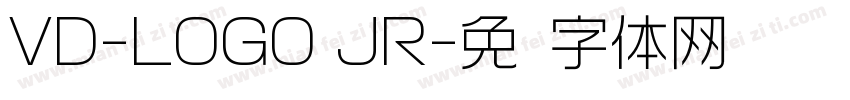 VD-LOGO JR字体转换